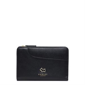 Radley London Black Pockets Medium Zip Top Purse